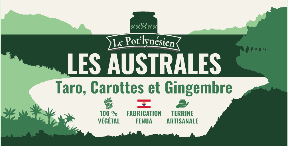 Terrine Les Australes, taro, carottes et gingembre