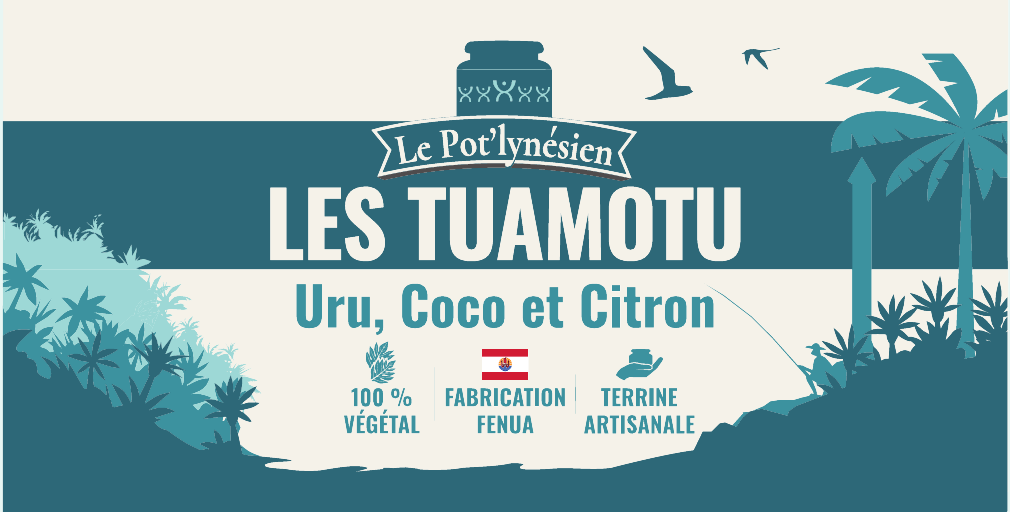 Terrine Les Tuamotu, uru, coco et citron vert